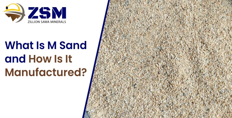 m sand manufacturing