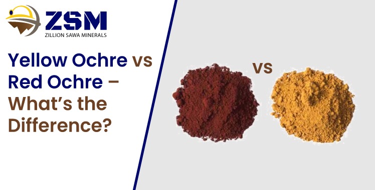 Yellow Ochre vs Red Ochre